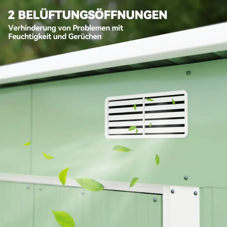 Redskapsbod i Metall 2,3 M² 207 x 130 x 182 cm