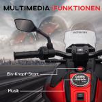 Honda Elektrisk Barnmotorcykel med Musik och Ljus, upp till 30 kg, 3–6 År, Röd, 3 km/h