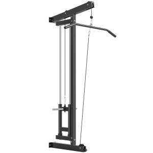 Roddmaskin för Träning och Väggmonterad Fitnessmaskin för Hemmagym Hållbar och Stabil Svart Stål för Styrka och Motion och Träning