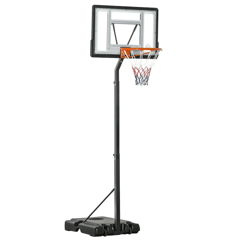Flyttbar Basketkorg Höjdjusterbart Basketställ 260-310 Cm