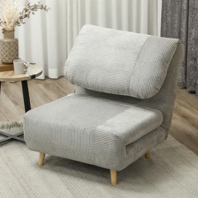 Bäddsoffa Stolsäng 2-i-1 Grå av Manchester 82 x 89 x 83 cm