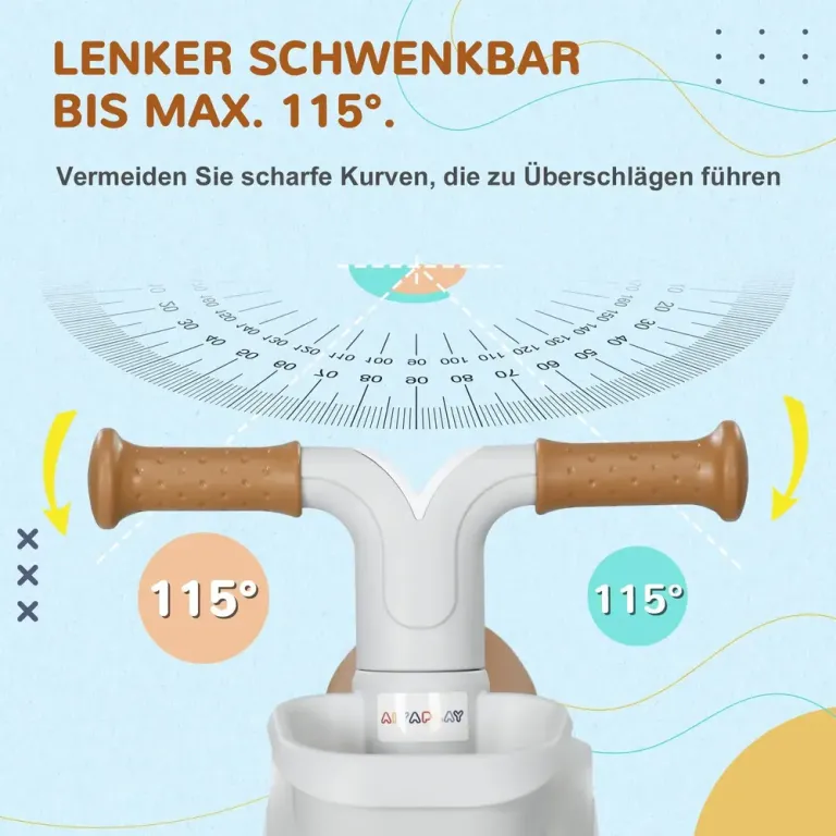 Balanscykel med Sits och Whisper-Hjul för 1–3 År