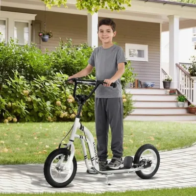 Sparkcykel för Barn med 12-Tums Lufthjul, Vit