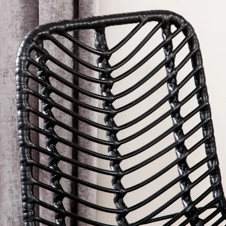 Barstolar Bistropallar Svart av Stål Set 42,5 x 52 x 102 cm