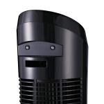 Piedestalfläkt 45 W Tornfläkt Tyst 3 Nivåer 70° Svängning ABS för Behaglig Kylning Svart Ø27 X H75 Cm