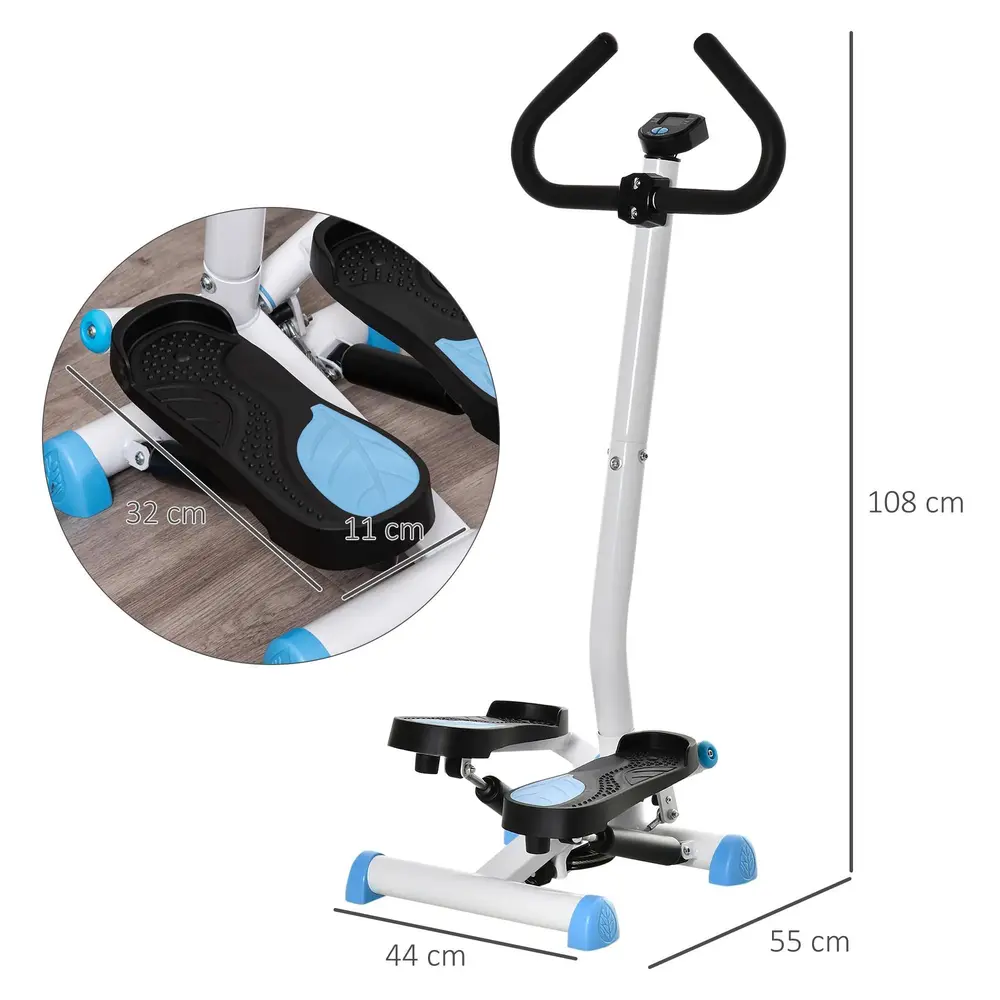 Stepper Ergonomisk Blå Stål 55 x 44 x 108 Cm