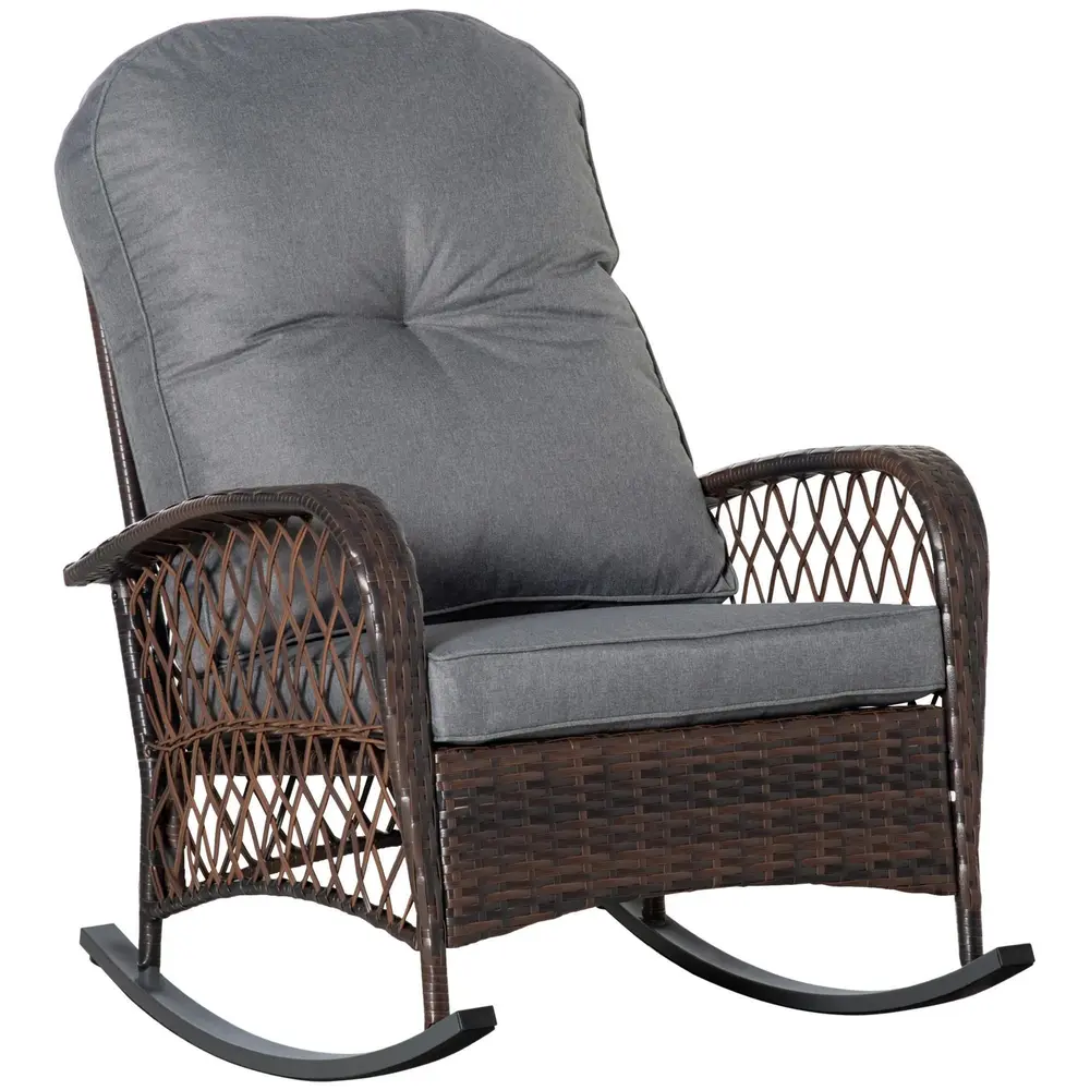 Gungstol i Konstrotting med Dyna 75 x 103 x 96 Cm