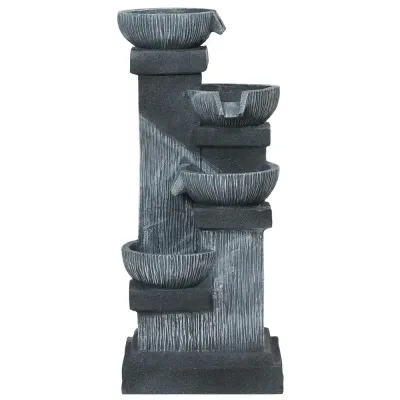 Trädgårdsfontän Dekorativ Vattenfunktion 38 x 36 x 85 cm