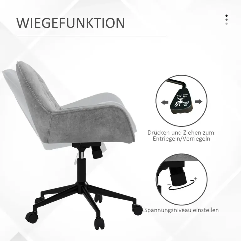 Ergonomisk Kontorsstol Chefsstol Höj- & Sänkbar