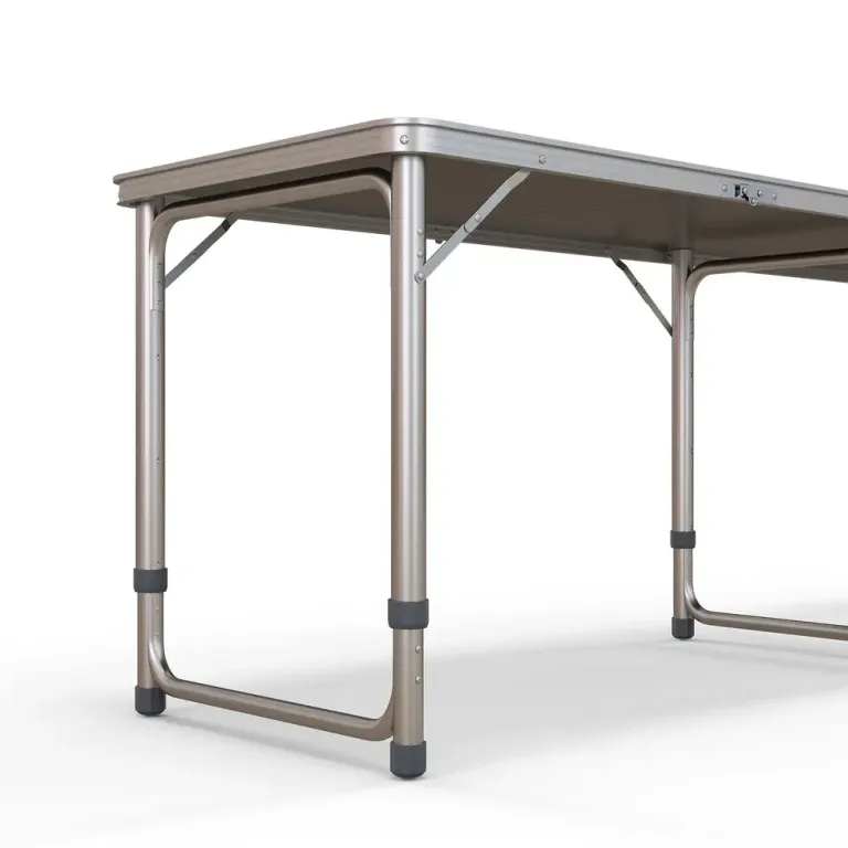 Beer Pong Bord Campingbord Svart av Aluminium 240 x 60 cm