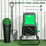 Kompost Roterbar Snabbkomposter Svart av Plast för Trädgård och Kök Väderbeständig Kompostbehållare 65 l 60 x 49 x 77 cm