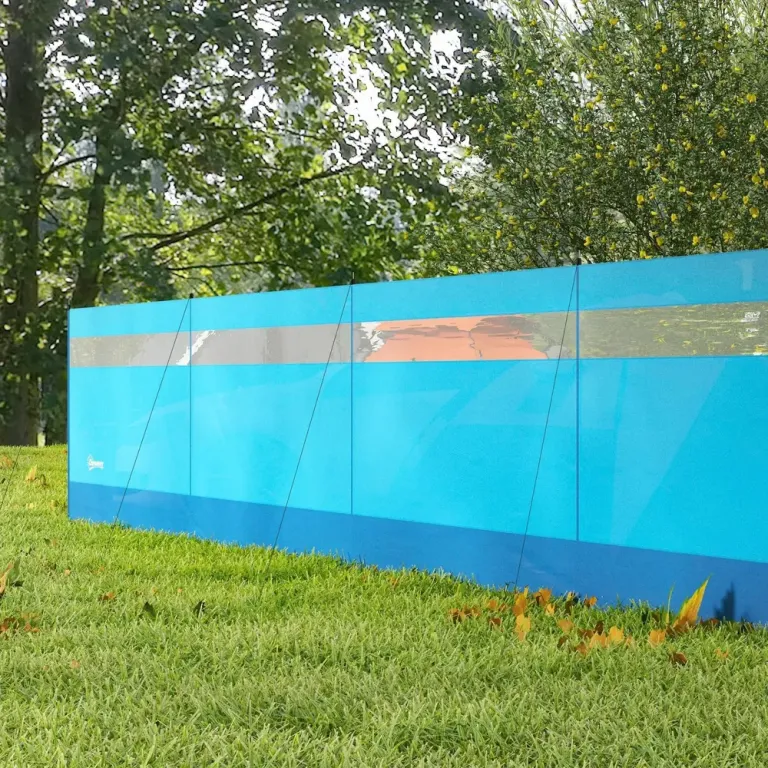 Vindskydd för Strand och Camping 725 x 140 cm, Blått