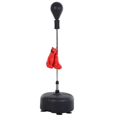Fribärande Stansboll med Stativ och Boxningshandskar