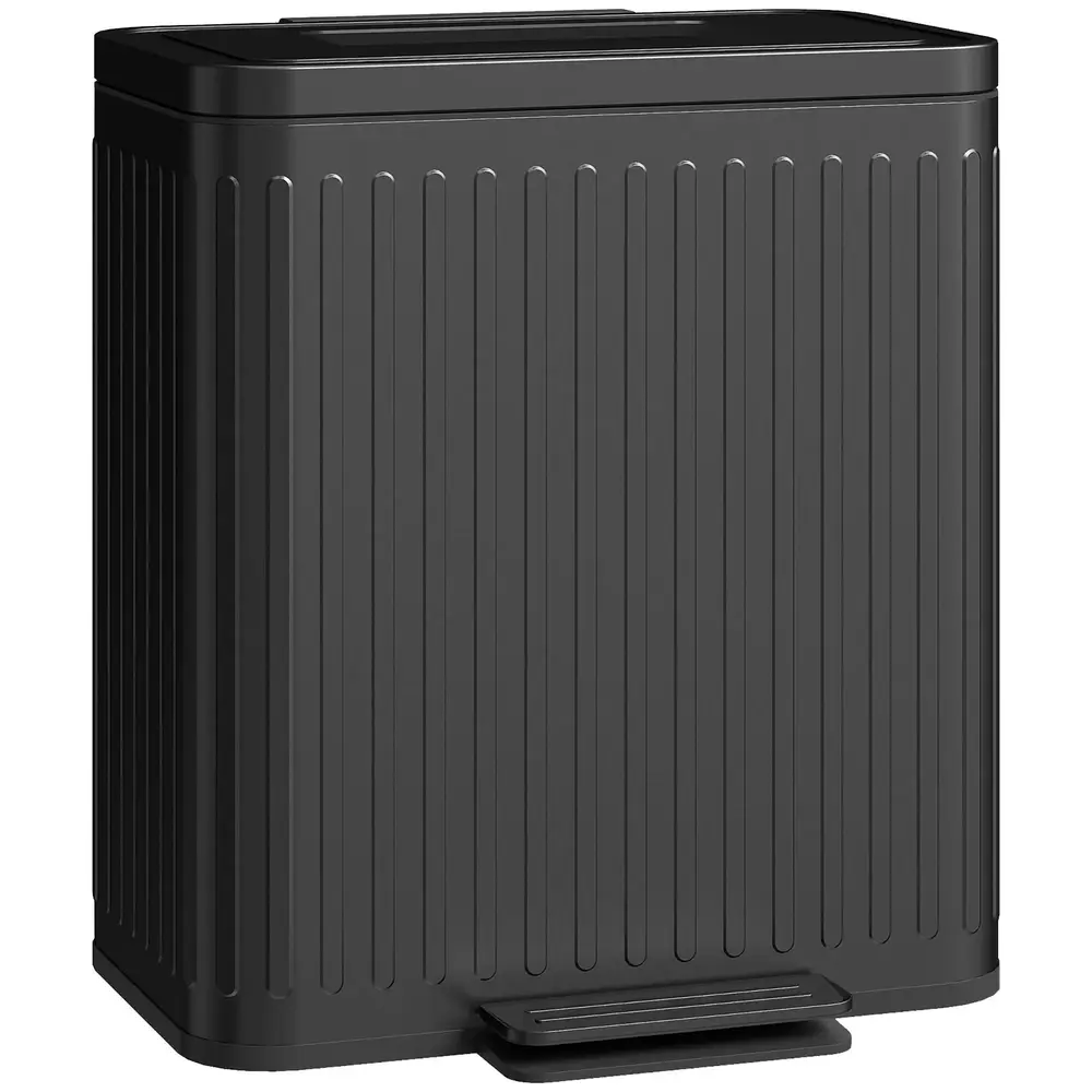 Soptunna med Fack för Avfallssortering 2 x 20 L