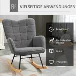 Fåtölj med Liggfunktion Relaxstol Mörkgrå av Linnelook och Metall för Vardagsrum Lutbar 150° Bekväm Design