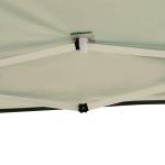 Gazebo 2,95 x 2,95 m, Pop-up Fällbart Lusthus, Trädgårdslusthus, Partytält, UV-skydd, Stål + Oxfordtyg, Grön