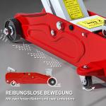 Hydraulisk Domkraft för Bil och SUV med Överbelastningsskydd för Garage Hållbar och Stabil Röd Stål 2 t 120–300 mm
