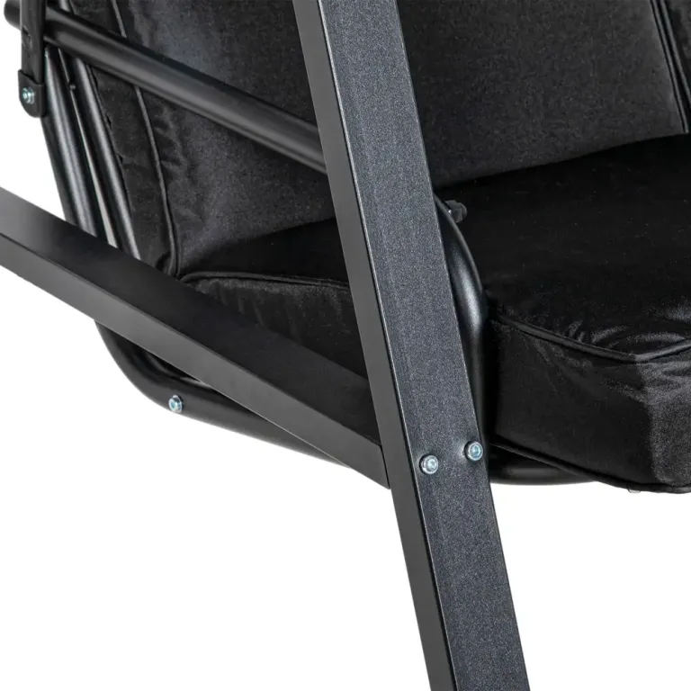 Trädgårdsgunga Hammock Svart 145 x 116 x 172 cm