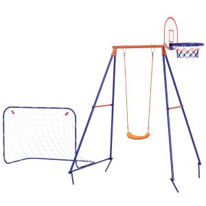 Ölbordsset Picknickbord Vit av HDPE och Stål för Trädgårdsfester 3-Delat Set med Bord och 2 Bänkar för 6 Personer Hopfällbart