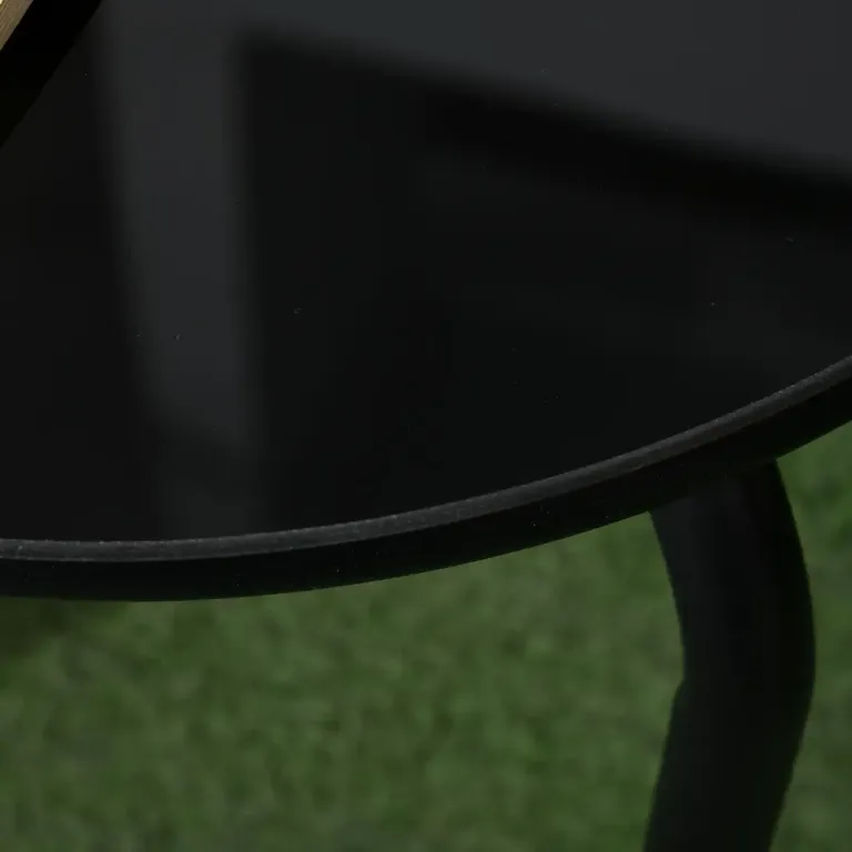 Trädgårdsmöbelset Bistroset Beige av Stål 3 Delar 2