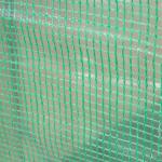 Rymligt Folieväxthus med 4 Fönster, Drivhus i Tunnelmodell för Trädgård, Stabil Konstruktion i Stål och PE-Plast, Grön, 300 x 100 x 200 cm