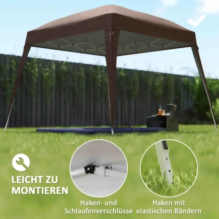 Ersättningstak för Paviljong Vattenavvisande Kaffe 3 x 3 m