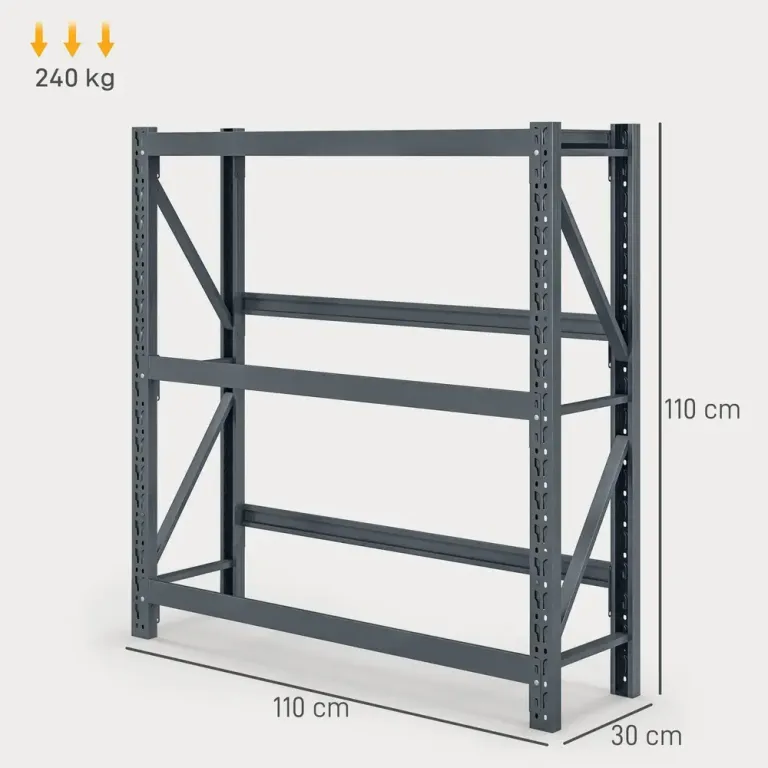 Dryckeshylla Lådställ Svart av Stål 110 x 30 x 110 cm