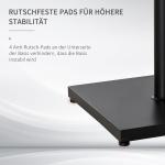 Parasollställ Paraplyhållare Metall för Ø35/38/48 Mm Paraplyer Stabil och Robust Svart 45 X 45 X 39 Cm