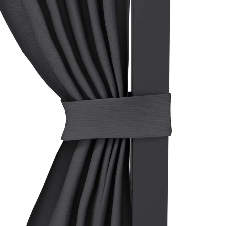Pergola med Skjutbart Tak Trädgårdspaviljong 3,65 x 2,55 m