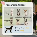 Hundvagn 3-i-1 Djurvagn Svart av Polyester och Metall för Hundar upp till 15 kg Hopfällbar med Bromsar och Nätfönster Bilbarnstol