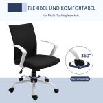 Kontorsstol, Snurrstol, Höjdjusterbar Hemmakontorsstol, Skum, Nylon