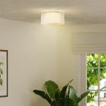 Taklampa med Akrylskärm för LED- och Halogenlampor i Modern Design för Sovrum och Vardagsrum Ergonomisk och Elegant Krämfärgad Metall