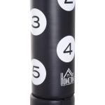 Fristående Boxningssäck 176 Cm med Flex-System HDPE PVC EPE Stående Boxningssäck Svart