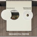 Påbyggnadspaviljong Pergola Med Tak, Vattenavvisande Paviljongtak, Fristående Trädgårdspaviljong Uteplats Paviljong Kapell Solskydd För Terrassträdgård Ca. 2,5X3X2,5 M Krämvit