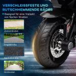 Elektrisk Barnmotorcykel med Ljus och Ljud, Laddningsbar, 3 km/h, Plast och Metall, Blå/Vit