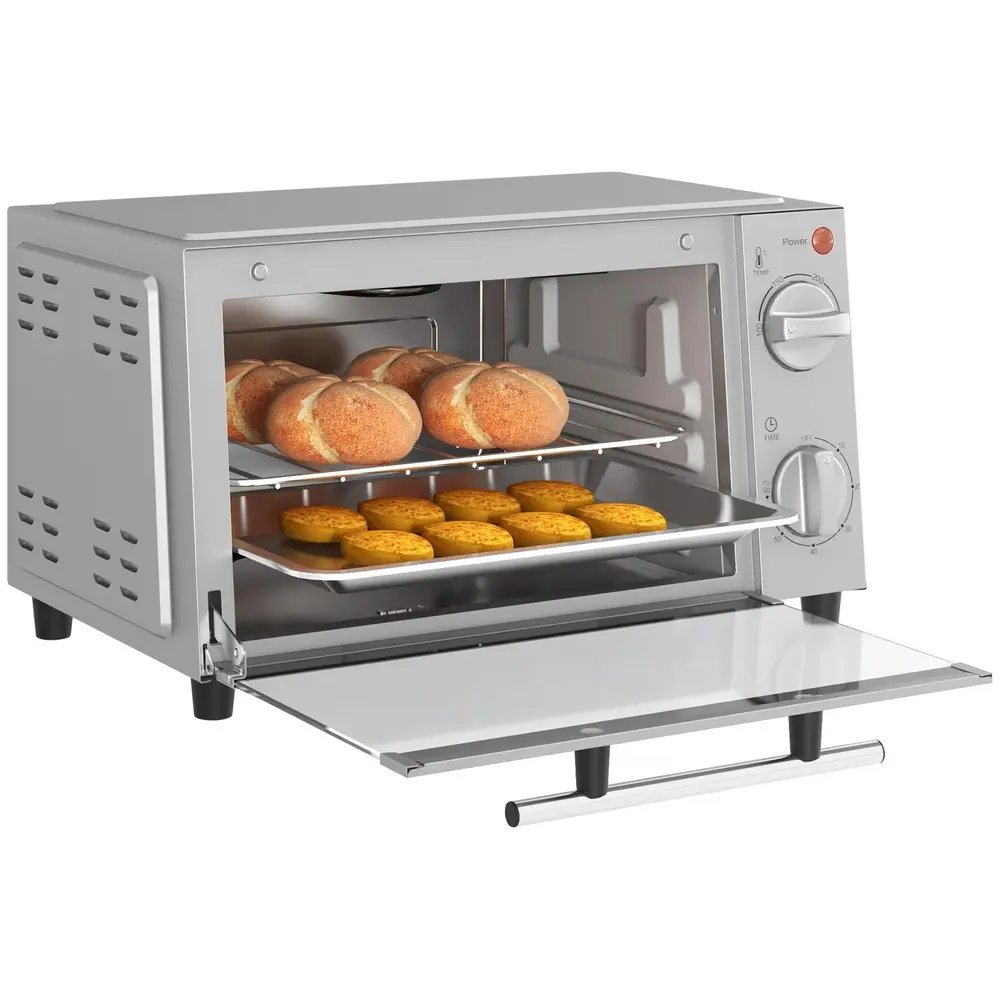 Miniugn Bordsugn med Grillgaller Silver av Rostfritt Stål