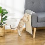 Klösmatta för Soffa 2-Pack, Skyddande Sisalmatta för Möbler, Hållbart Klösskydd för Katter, Grå, 130 x 45 x 0,3 cm