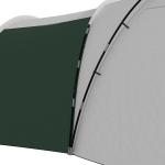 Campingtält Familjetält för 6-9 Personer Grön av Oxford Tyg för Trädgård Vattentätt Tunneltält med 3 Sovrum 2000 mm