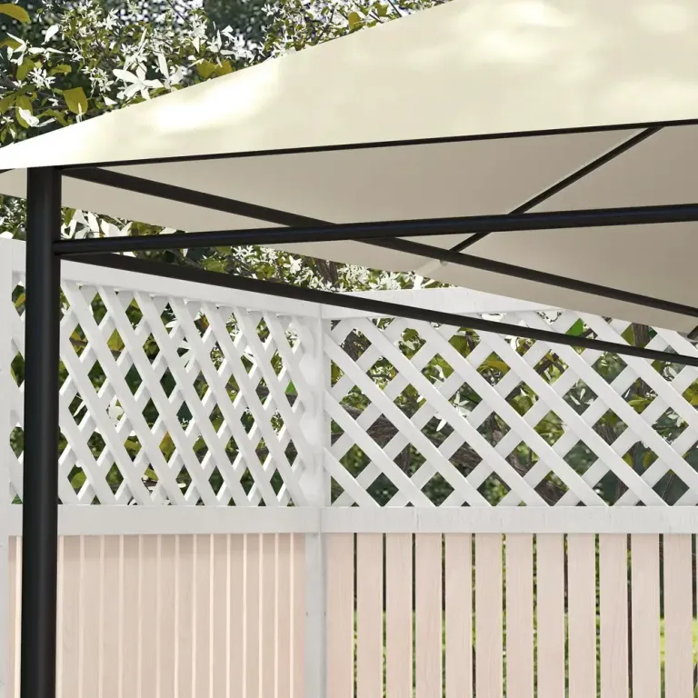 Ersättningstak för Paviljong Kräm av Polyester 3,97 x 2,97 m