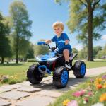 Elektrisk Quad för Barn 24V med 4 Hjul, Strålkastare, USB, MP3, 6,5 km/h, 3-8 År