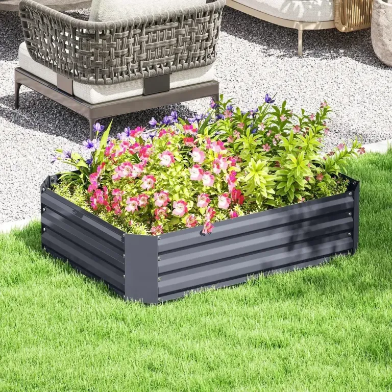Odlingsbänk Högbädd Stapelbar Silver 120 x 90 x 30 cm