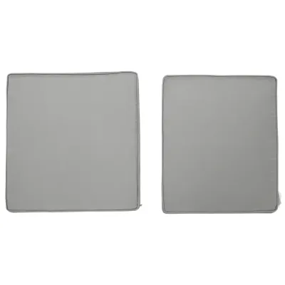 Stolsdynor 2-Pack med Dragkedja 56 X 52 cm, Ljusgrå