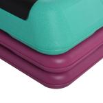 Aerobic Stepper Fitnessbräda Höjdjusterbar 10/15/20 Cm PVC och PP för Effektiv Träning Svart Grön Lila 110 X 40 X 20 Cm