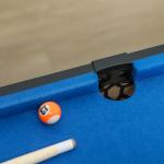 5-i-1 Spelbord med Biljard, Bordtennis, Hockey, Basket och Bågskytte, MDF och Plast, Blå