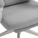 Kontorsstol Spelstol Ergonomisk Polyester Skum och Flerskiktsbräda 62 X 68 X 117-127 Cm