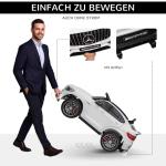 Elbil för Barn Mercedes-Benz AMG GLC63S Lyxig Leksaksbil med Fjärrkontroll och Dubbla Motorer Vit 115 X 70 X 55 Cm