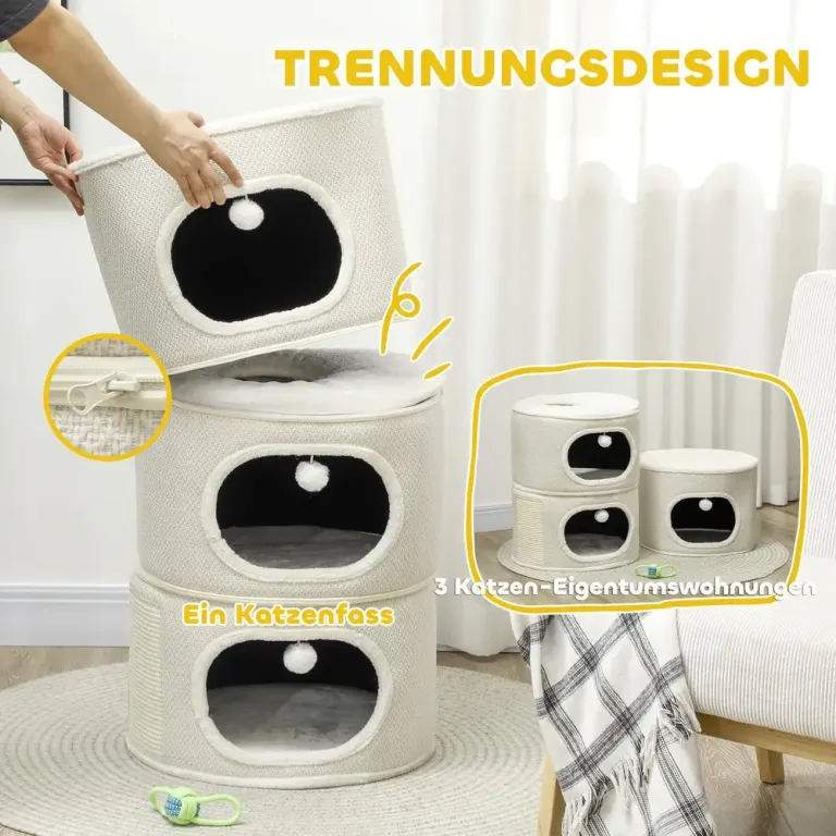 Klöstunna 4 Våningar med Kattgrottor, Beige