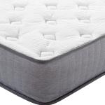 Ergonomisk Madrass 90x200 cm, 25,8 cm Hög, 7-zoners med Avtagbart Tvättbart Överdrag