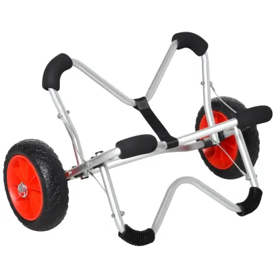 Hopfällbar Kajakvagn i Aluminium Max 75 kg, Silver