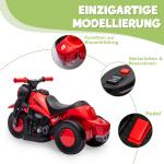 Elektrisk Barnmotorcykel 6V med Musik och Blåsare, 2,5-3 km/h för Barn 2-5 År